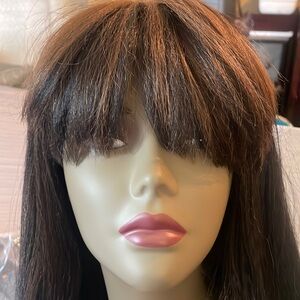 (1) Synthetic hair wig